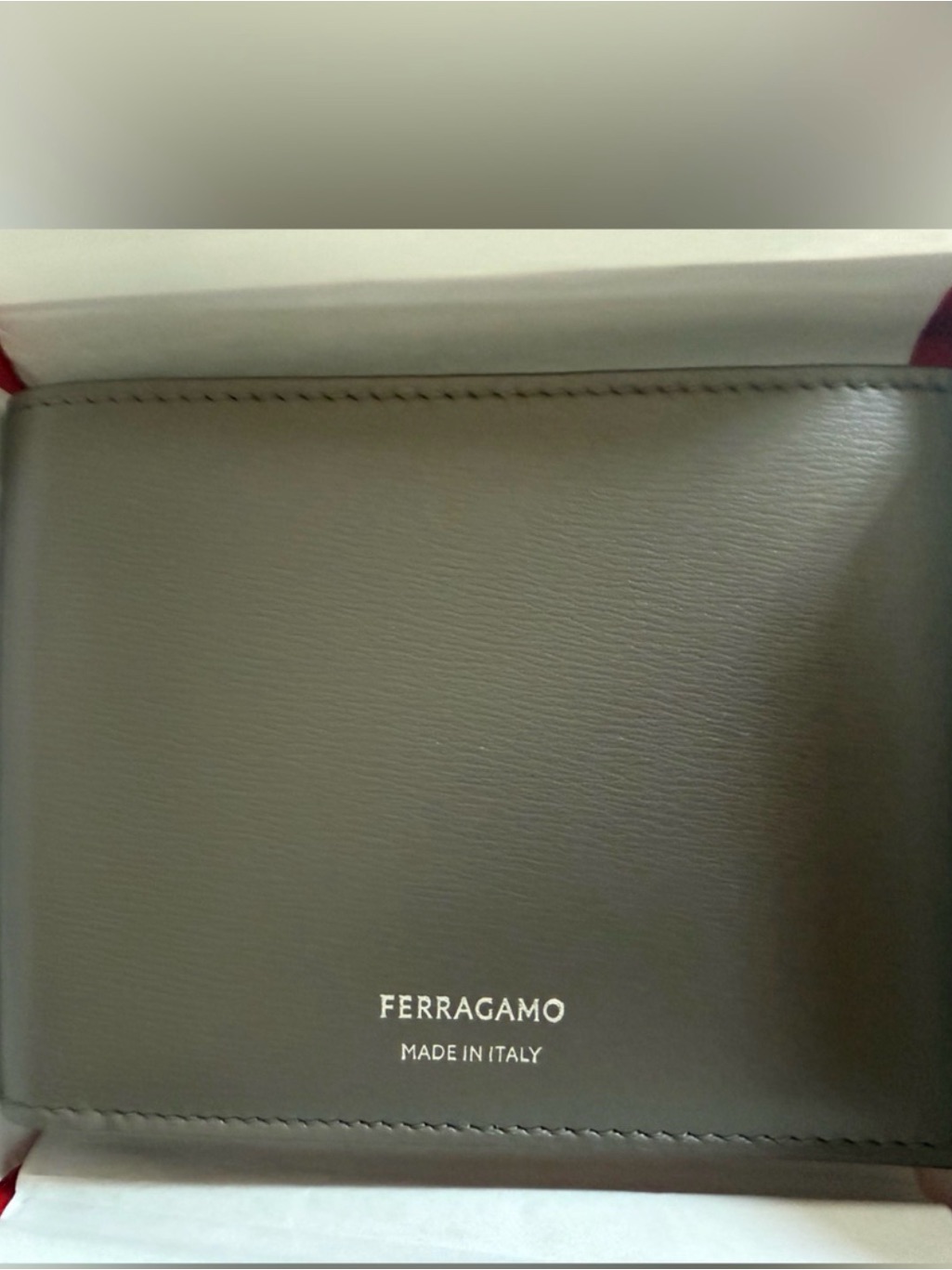 Ferragamo Classic Leather Bi-Fold Wallet Nwt